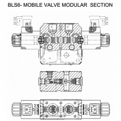 Многосекционный пропорциональный распределитель с функцией "load sensing" Bls6