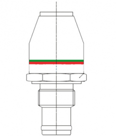 Индикатор засоренности визуальный для Hmm, Hpm, Hpb Dv500