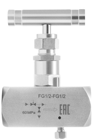 Игольчатый клапан из нержавеющей стали до 60 Мпа
